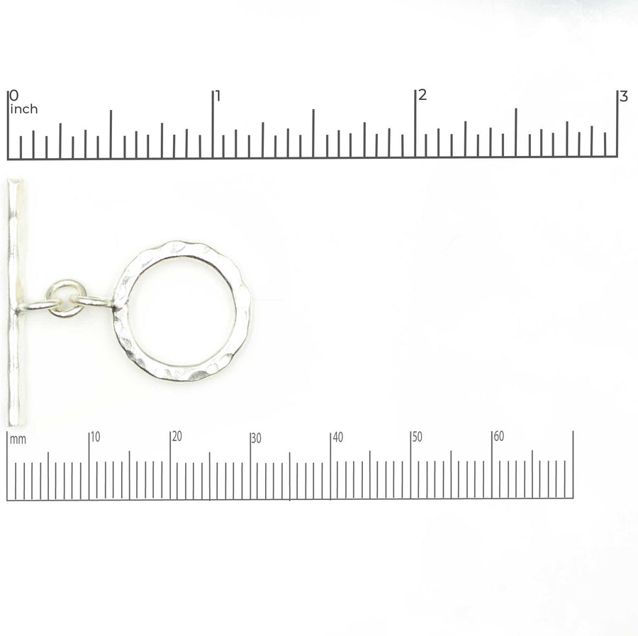 Vermeil Large Round Toggle Clasp