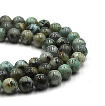 African Turquoise- 8mm Rounds