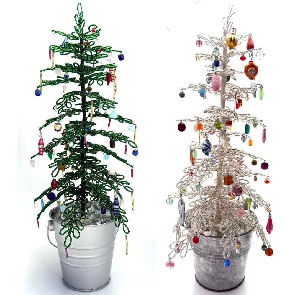 Christmas in July Seed Bead Tree