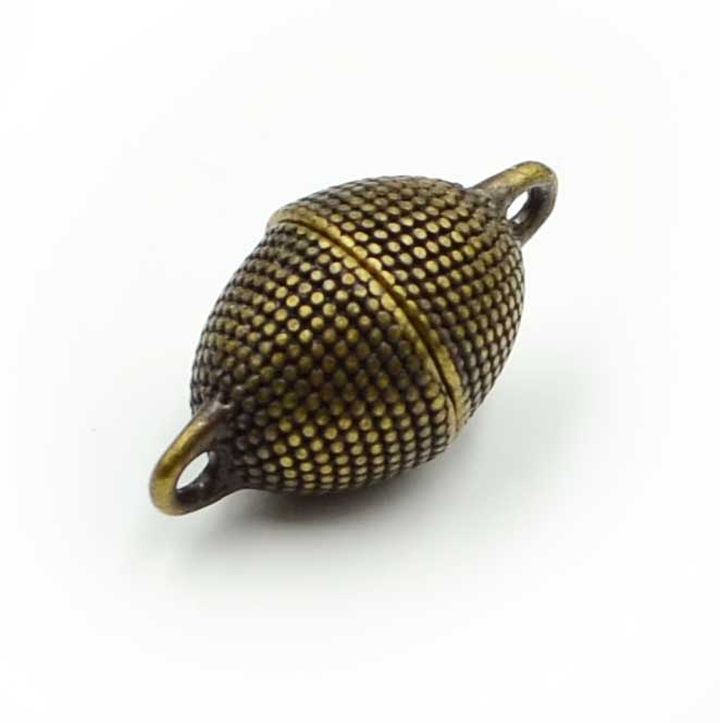 Beehive Clasp- Antique Brass