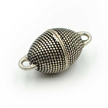 Beehive Clasp- Antique Silver