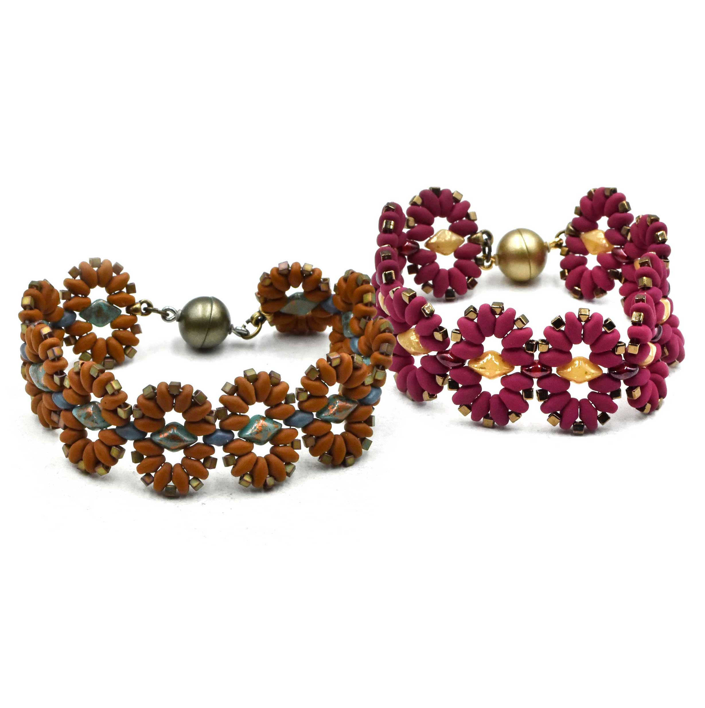 SuperDuo Scallop Bracelets