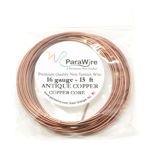 Parawire Non-Tarnish Copper 16 Gauge, 5 Yards