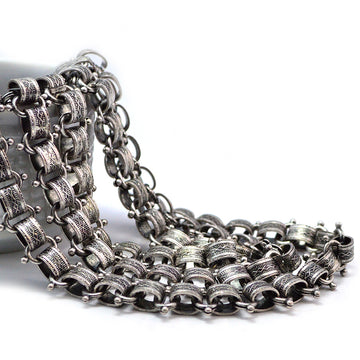 Love of Lydia- Antique Silver Chain by the Foot
