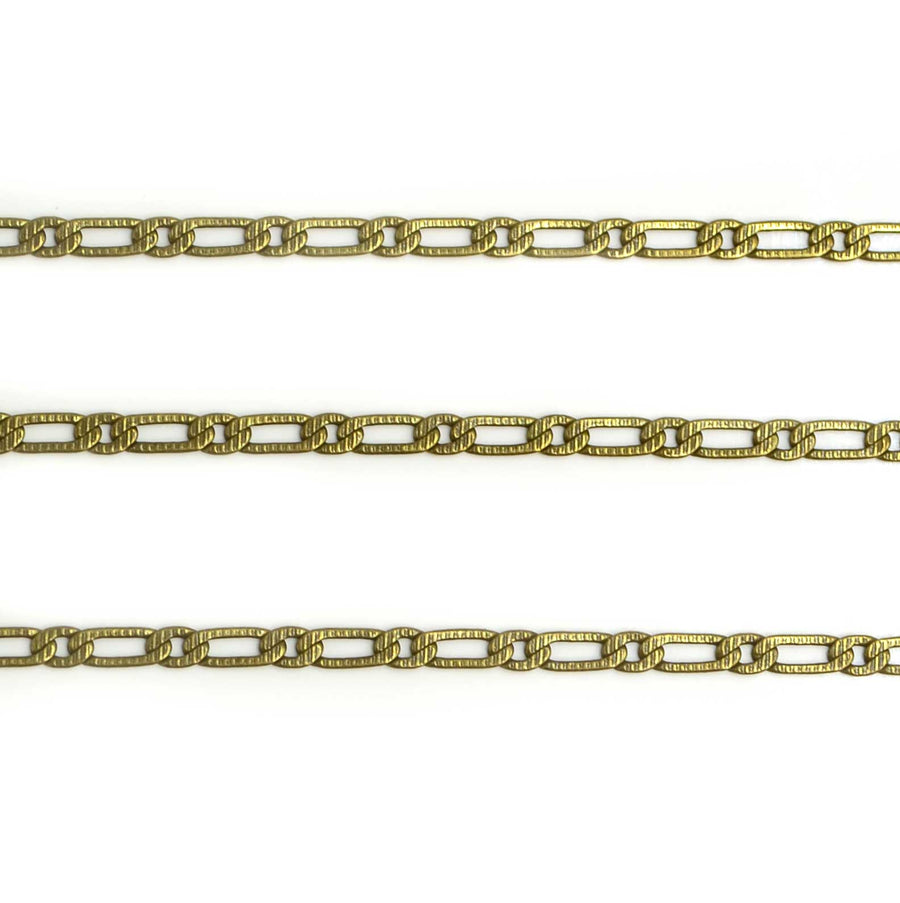 Curb Appeal- Antique Brass Chain by the Foot