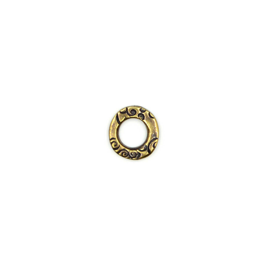 Jardin Round Ring- Antique Brass