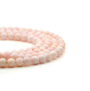 Pink Opal- 6mm Rounds