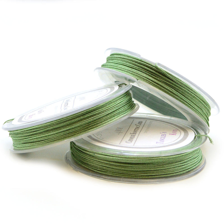 Spring Leaf- 0.4mm , 0.4mm chinese knotting cord - Tangles n' Knots, Beadshop.com