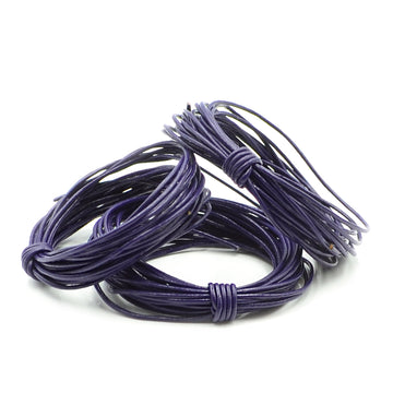 Violet- 1.0mm Indian Leather by the Yard
