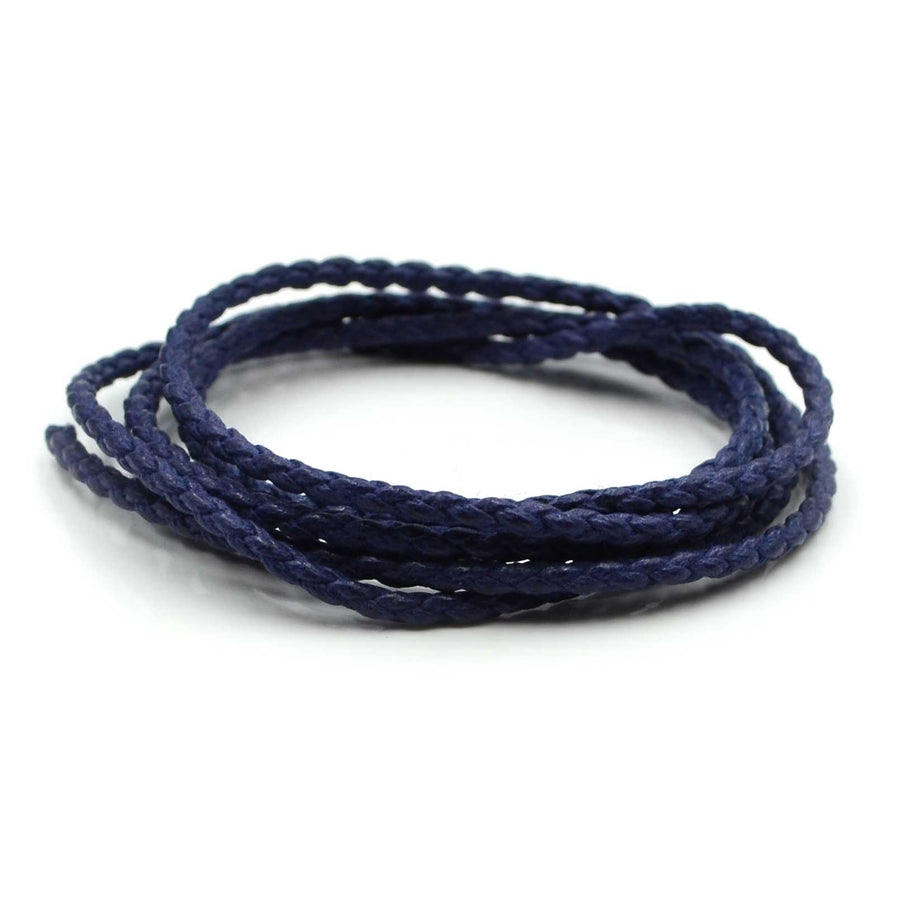 Blue- Cotton Braided Bolo by the Yard