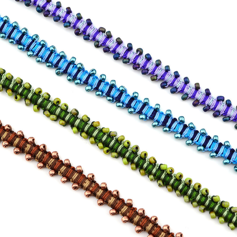 How to Macramé the Beaded Double Flat Knot