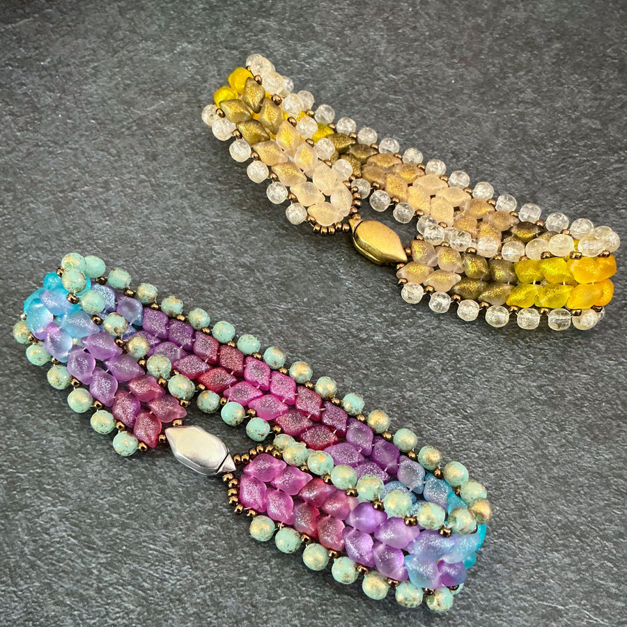 Herringbone GemDuo Bracelets