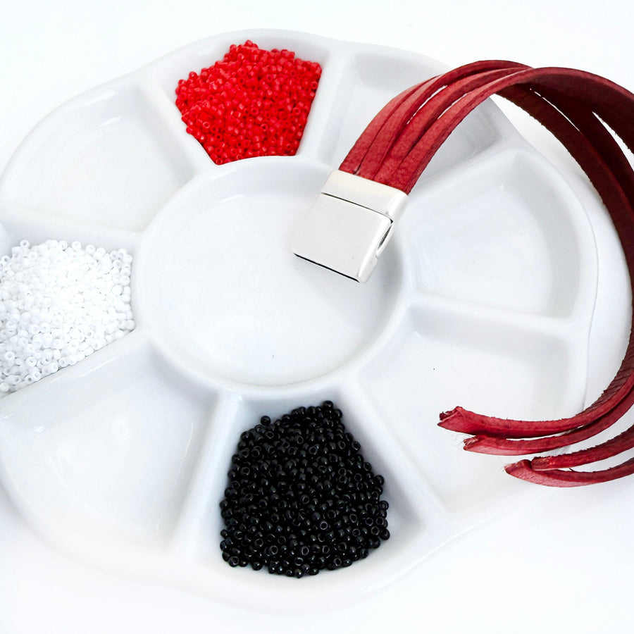 Slider Bead Bracelet- Breton