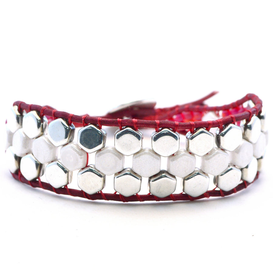 Honeycomb Weave- Peppermint