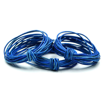 Distressed Azure- 1.5mm Indian Leather By The Yard