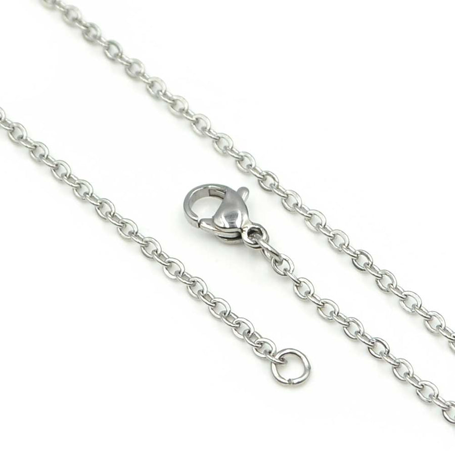 Readymade Cable Chain- Silver Plate, 16