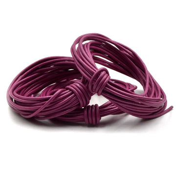 Metallic Fuchsia- 2.0mm Indian Leather By The Yard
