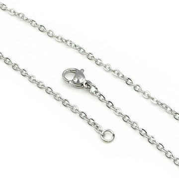Readymade Cable Chain- Silver Plate, 20