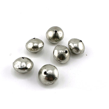 Silver Rondelle- 20mm