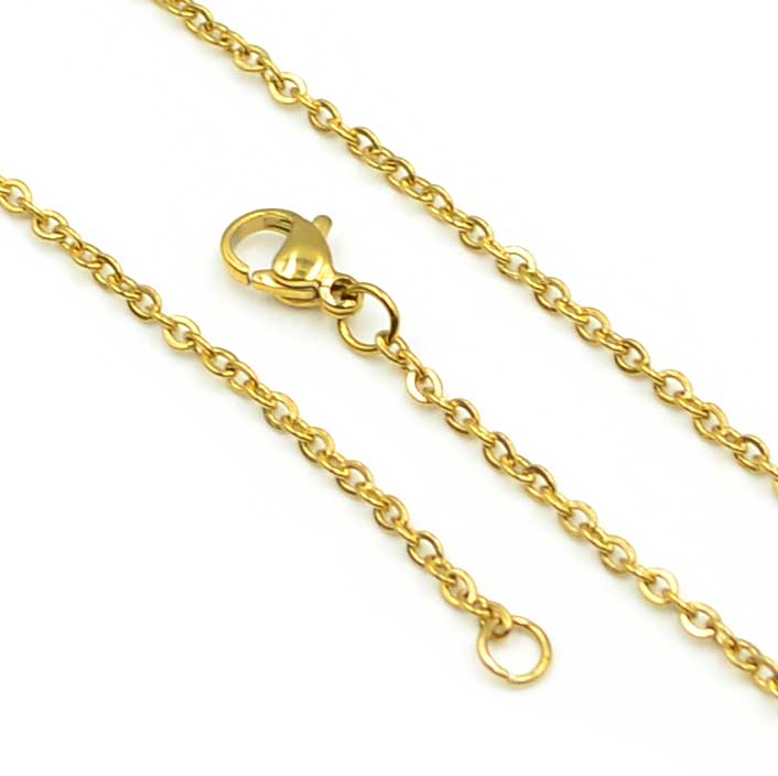 Readymade Cable Chain- Gold Plate, 24