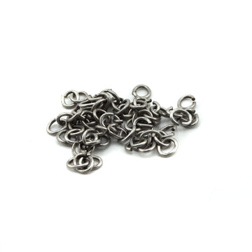 3.5mm/20g Oval Jump Rings- Antique Silver
