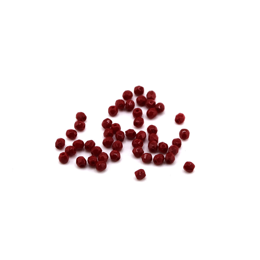 3mm- Opaque Maroon