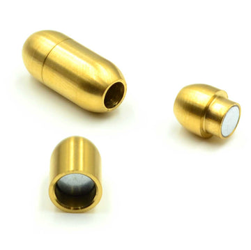 4mm Smooth Barrel Clasp- Matte Gold