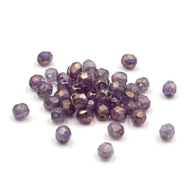 4mm- Luster Stone Amethyst