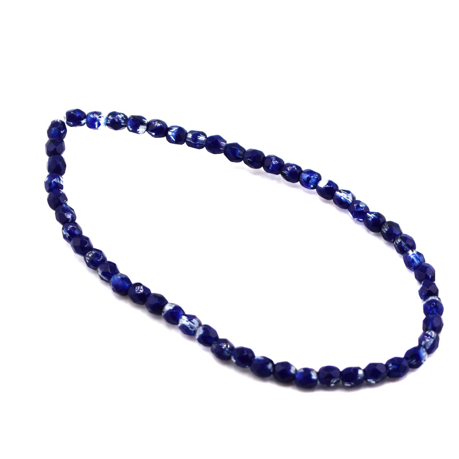 4mm-Indigo Opaque and Transparent