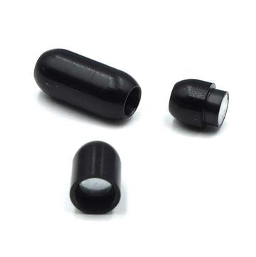 Smooth Barrel Clasp 5mm- Black