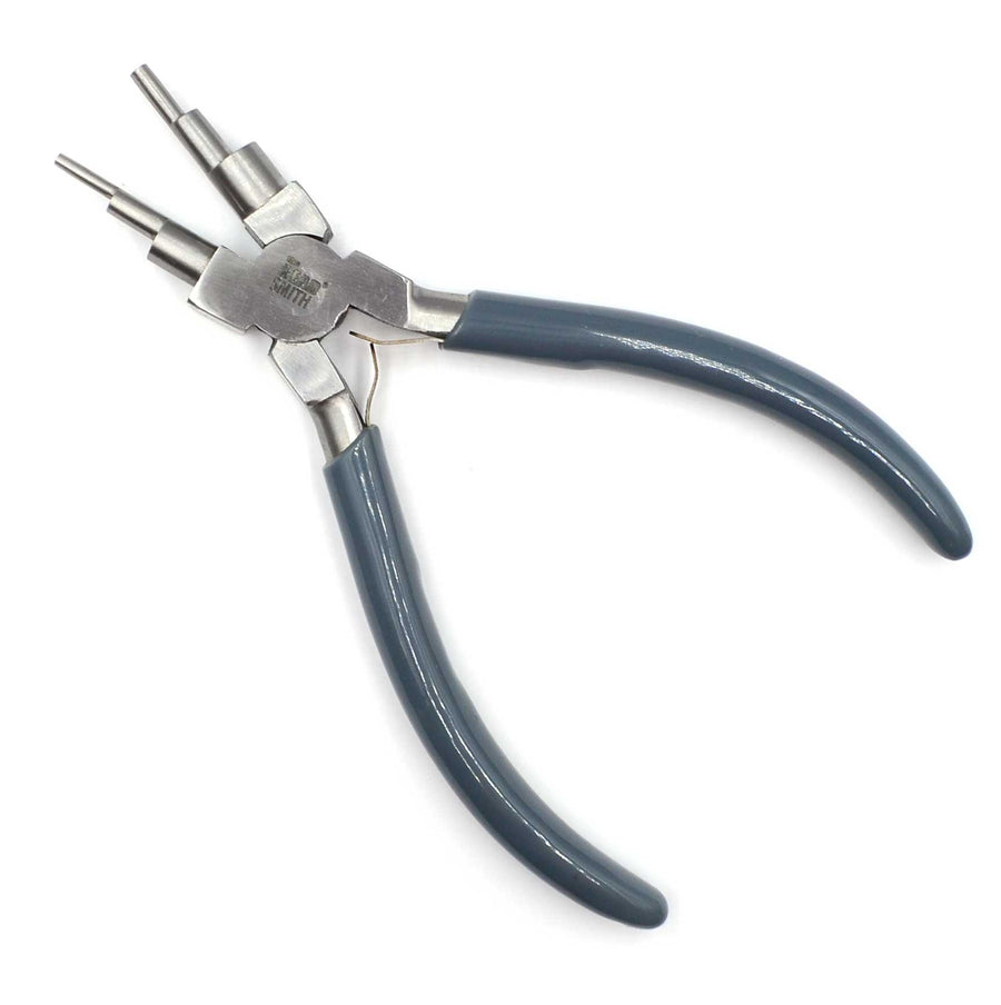  6 In 1 Bail Making Pliers, Coolrunner 6 Step Wire Looping Pliers  With Anti Slip Handle Bail Making Pliers for Jewelry Making Wire Bending  Tool for Bending 3-10mm Bails, Loops, Hooks