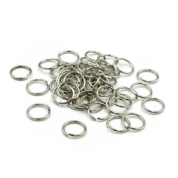 8mm/18g Jump Rings- White Bronze