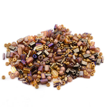 Ash and Amber Bead Embroidery Mix