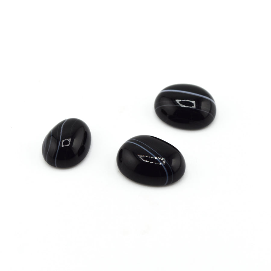 Banded Onyx Cabochon 13 x 17mm