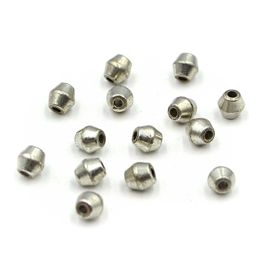 Bicones- Silver Plate