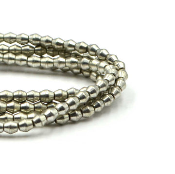 Bicones- Silver Plate