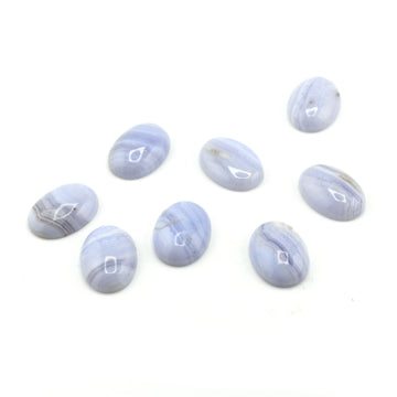 Blue Lace Agate Cabochon 13 x 18mm