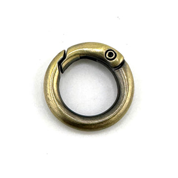 Justa Push Clasp-20mm Antique Brass