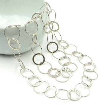 Tailor Made- Antique Silver Chain by the Foot