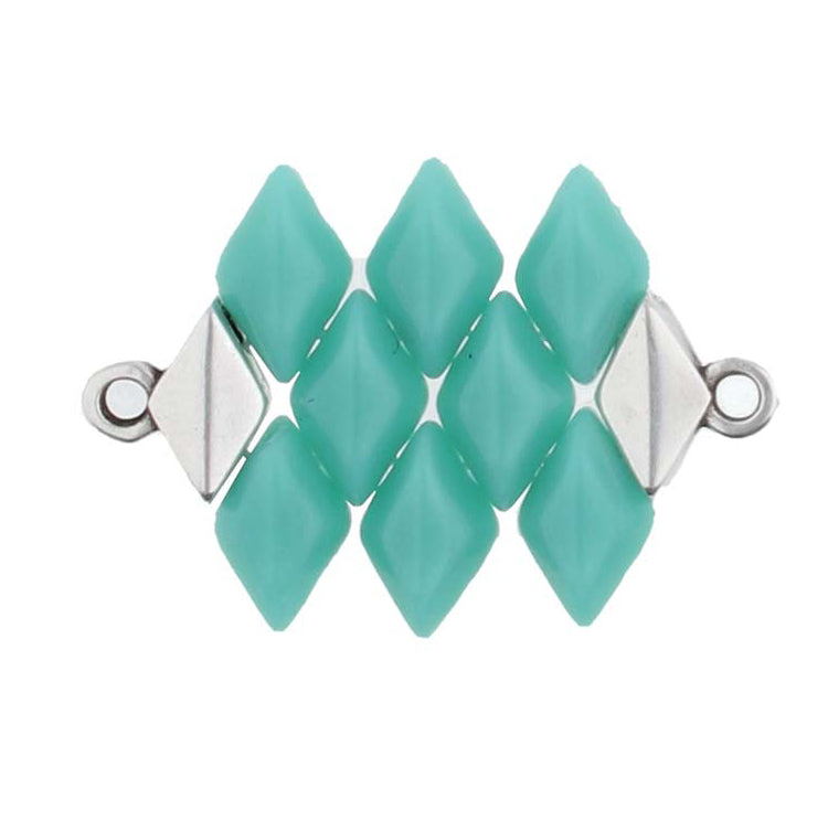 Cymbal Komia GemDuo Bead Ending- Antique Silver
