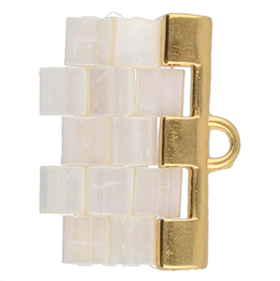 Cymbal Soros III Tila Bead Ending- 24kt Gold Plate