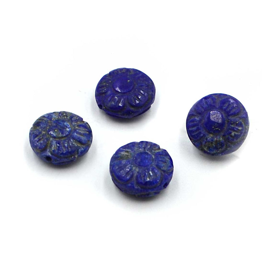 Carved Coin- Lapis