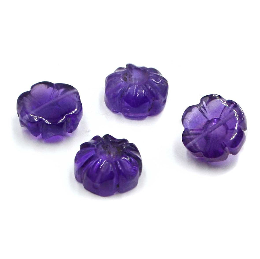 Carved Flower- Amethyst