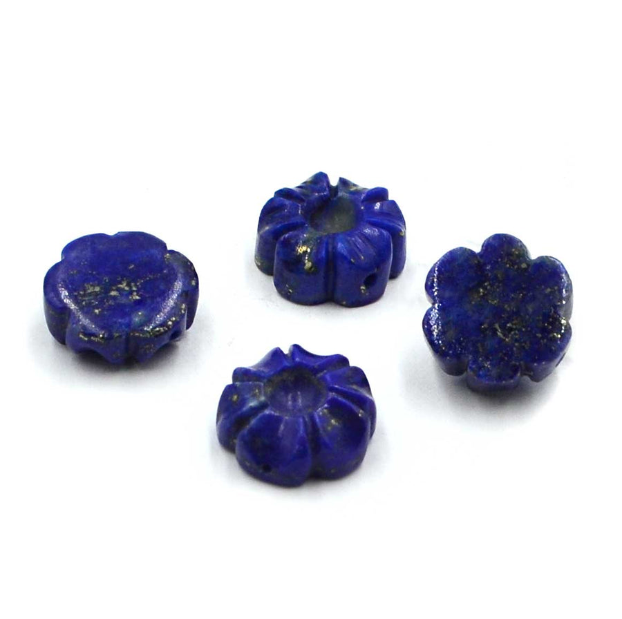 Carved Flower- Lapis