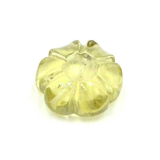 Carved Flower- Lemon Quartz