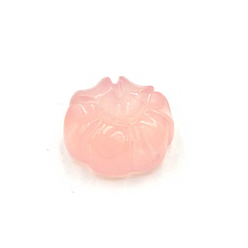 Carved Flower- Pink Chalcedony