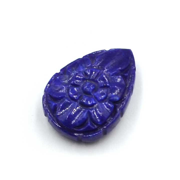 Carved Pear- Lapis