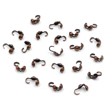 Clamshell End Tips- Antique Copper