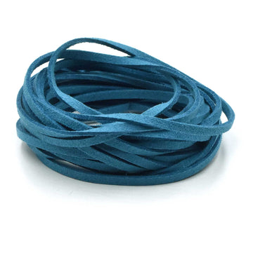 Compassion Suede- Teal Blue By The Yard