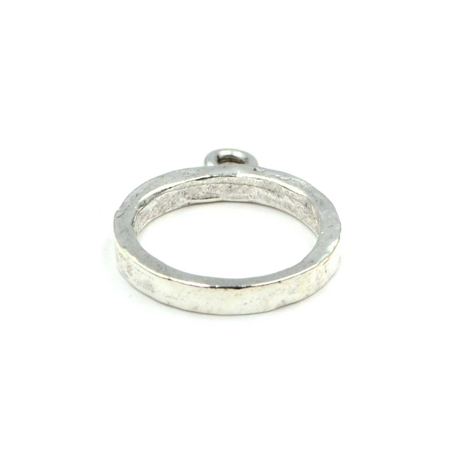 Contemporary Ring- Antique Silver